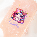 Personalised Fantasy Unicorn Birth Flower Hair Brush with Name Daily Use Birthday Christmas Gift for Women Girls 7