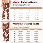 Pantalones de pijama suaves personalizados con diseño de vaca de las Highlands y nombre: regalo de cumpleaños o Navidad para el día a día, ideal para los amantes de las vacas de la familia 7