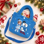 Personalised Cute 3D Style Cartoon Character Clipart Initial Crossbody Handbag with Name Christmas Gift for Children 6