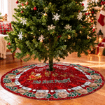 Faldón para árbol de Navidad personalizado con nombres y fotos (del 1 al 12). Decoración navideña para fiestas y el hogar. Regalo de Navidad para familiares y amigos. 2