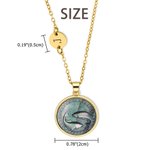 Personalized Pearl-Effect Constellation Pendant Necklace with Initial Charm Daily Wear Birthday Gift for Women Friends