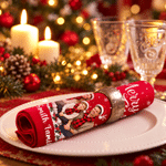 Personalized Santa Hat Photo 100% Cotton Red Christmas Napkin with Text Table Decor Christmas Gift for Family Friends 6
