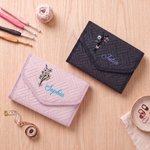 Organizer personalizzato in stile minimalista per ferri da uncinetto con motivo floreale, con nome, accessori per il lavoro a maglia – Regalo di compleanno per mamma, nonna e appassionate di uncinetto