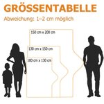 Personalisierte Cartoon-Figur Kapuzendecke | mit Geburtsblume & Name | Weiche Lesedecke zum Hineinkuscheln | Geburtstagsgeschenk für Leseratten 7