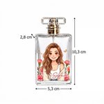 Personalisierter Parfumflakon 50 ml mit 3D-Fotoporträt | mit Namen & Geburtsblumen | Geburtstagsgeschenk für Brautjungfern Frauen & Freundinnen 7