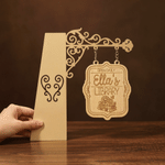 Personalised Vintage Floral Book Wooden Library Sign Post with Name Birthday Book Club Gift for Literature Lovers Bookworms 5