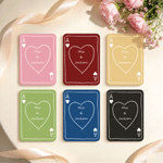 Personalised Romantic Couple Photo Heart Playing Cards Iron Box Set with Text Wedding Engagement Gift for Newlyweds Couples 2