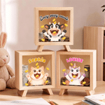 Personalized Eat Gold Coin Animal Wooden Money Box Piggy Bank with Text Back to School Birthday Gift for Boys Girls 3