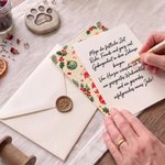 Personalisierte Weihnachtskarte | mit Haustierfoto & Namen | Klappkarte Grußkarte mit Umschlag | Weihnachtsgeschenk für Tierliebhaber & Familie 8