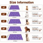 Personalised Colourful Word Cloud Soft Warm Pet Bed Mat with Name Initial and Number Birthday Christmas Gift for Pet Lovers Friends 8