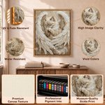 Personalized Angel Wing Style Pet Photo Canvas Prints with Name Home Wall Decor Memorial Gift for Pet Owners 10