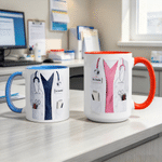 Personalised Medical Lab Coat Stethoscope Ceramic Mug with Name Graduation Office Birthday Gift for Doctor Nurse Student 1