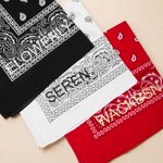 Personalized Bohemian Style Soft 100% Cotton Bandana Scarf with Embroidered Name Daily Wear Christmas Birthday Gift for Pet Owners 5