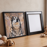 Personalized Oil Painting Style Pet Photo Canvas Prints with Name Home Wall Decor Ship from USA Birthday Gift for Pet Owners Lovers 6