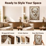 Personalized Angel Wing Style Pet Photo Canvas Prints with Name Home Wall Decor Memorial Gift for Pet Owners 11