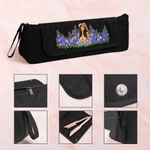 Sac de rangement portable pour tige chauffante, personnalisé avec une fleur de naissance et un personnage de dessin animé, avec prénom – Accessoires de voyage – Cadeau de Noël pour femme 8