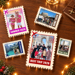 Aimant de réfrigérateur personnalisé avec photo de voyage et texte – Cadeau de Noël ou d'anniversaire pour la famille et les amis 3