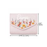 Personalized Birth Flower Crochet Hook Organizer with Name Knitting Accessories Birthday Gift for Crochet Enthusiast Mom Grandma