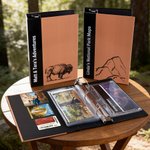 Collect the Parks, Keep the Maps - Personalised Unigrid National Park Map Binder Holder Travel Birthday Gift for Map Collectors 1