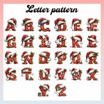 Pegatinas personalizadas de gorros navideños, renos, conejitos, Papá Noel y muñecos de nieve; etiquetas para regalos con iniciales y nombre; regalo navideño festivo para la familia y los niños 8