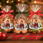 Personalised Christmas Theme Stickers Labels with Name Gift Decor Christmas Party Gift for Kids Family Friends 5