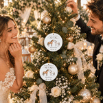Personalised Our First Christmas Couple Horse Ceramic Ornament with Text and Year Christmas Tree Decor Wedding Christmas Gift for Newlyweds 5