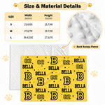 Personalized Word Cloud Star Paw Print Soft Pet Blanket with Initial Name and Number Daily Use Pet Party Birthday Gift for Pet Owners Lovers 7