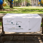 Personalised Graduation Cap Table Runner with Name Desktop Decoration Party Banner Graduation Gift for Graduates 5