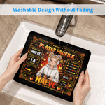 Personalised Cartoon Game Character Photo Non-Slip Mouse Pad Desk Mat with Name and Age Daily Use Birthday Graduation Gift for Kids Teenagers Gamers 6