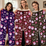 Personalized Pink Volleyball Bow Soft Pajama Pants with Name and Number Christmas Birthday Gift for Volleyball Players Women Kids 4