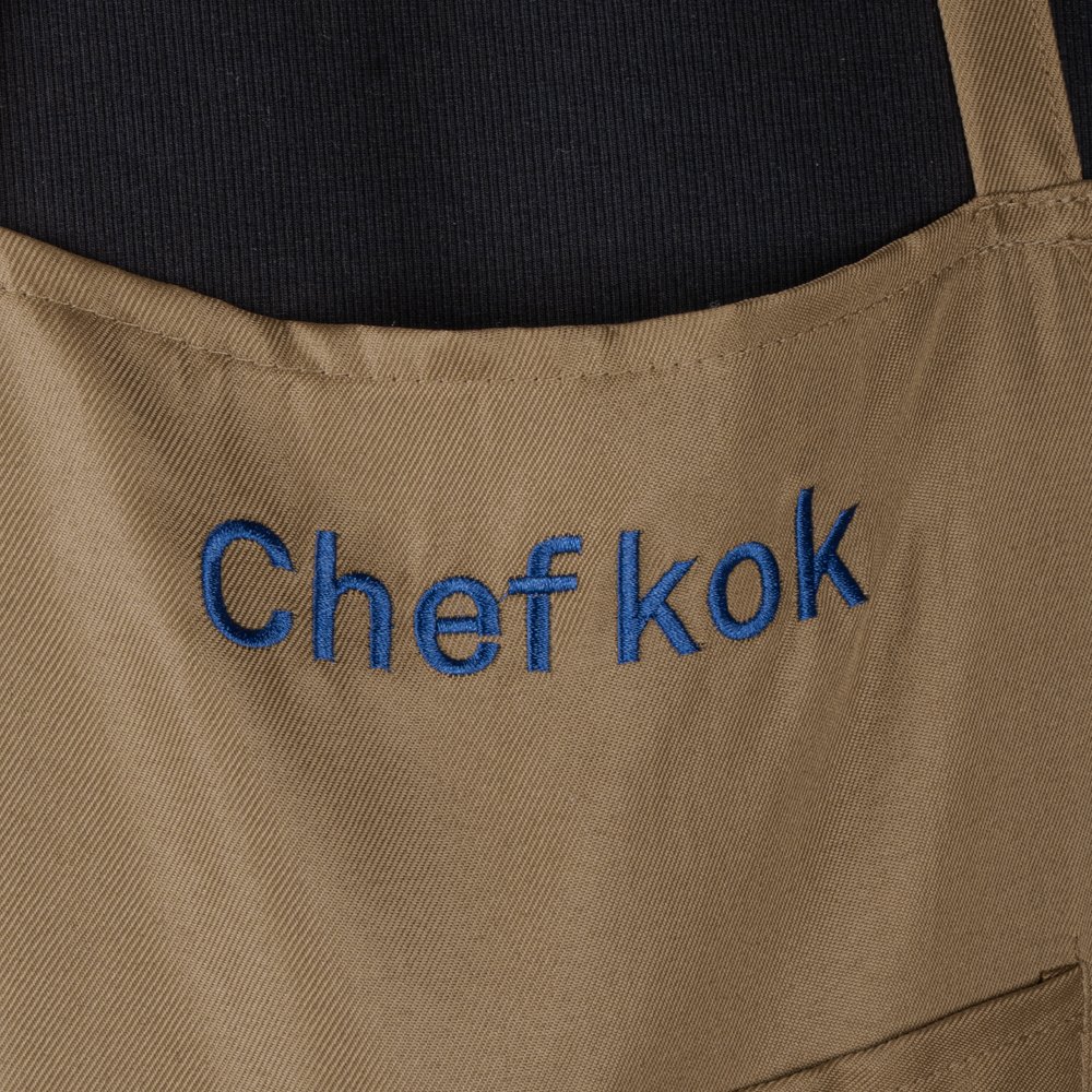 Personalised Humorous Design Embroidered Text BBQ Apron with Pocket and Towel Christmas Family Gathering Gift for Man Dad Grill Lover 4