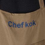 Personalised Humorous Design Embroidered Text BBQ Apron with Pocket and Towel Christmas Family Gathering Gift for Man Dad Grill Lover 4