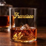 Personalized Snowy Mountain Design Whisky Glass Gift Box Set with Name and Text Birthday Anniversary Christmas Gift for Men 3