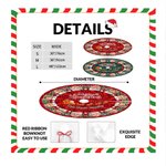 Faldón para árbol de Navidad personalizado con nombres y fotos (del 1 al 12). Decoración navideña para fiestas y el hogar. Regalo de Navidad para familiares y amigos. 8