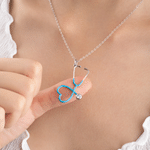 Collier en argent sterling avec stéthoscope en forme de cœur multicolore et pierre de naissance personnalisée – Bijou raffiné, cadeau de remerciement pour les infirmières et les médecins à l'occasion de la remise des diplômes 6