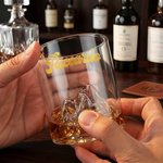 Personalized Snowy Mountain Design Whisky Glass Gift Box Set with Name and Text Birthday Anniversary Christmas Gift for Men 5