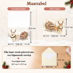 Gepersonaliseerde aquarelstijl kerstkaart met huisdierenfoto en tekst - kerstcadeau en nieuwjaarcadeau  voor familie, vrienden en dierenliefhebbers 9