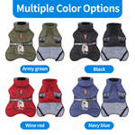 Personalised 3D-Effect Artwork Pet Photo Adjustable Dog Winter Coat Jacket with Name Outdoor Activities Christmas Gift for Pet Owners 7