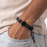 Braccialetto intrecciato in pelle PU personalizzato, con foto nascosta attivabile a calore, regolabile, regalo di compleanno o commemorativo per uomo e donna 7