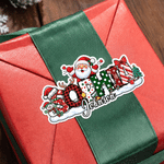 Personalised Christmas Theme Stickers Labels with Name Gift Decor Christmas Party Gift for Kids Family Friends 8