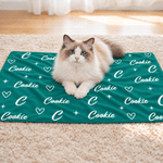 Personalized Word Cloud Star Paw Print Soft Pet Blanket with Initial Name and Number Daily Use Pet Party Birthday Gift for Pet Owners Lovers 5