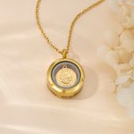 Personalized Dainty Pet Hair Urn Ashes Necklace with Text Pet Loss Pet Party Gift for Pet Owners 5