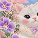 Personalised Pearl-Style Oil Painting Pet Photo Birth Flower Soft Throw Blanket with Name Home Decor Birthday Christmas Gift for Pet Owners 5