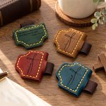 Personalised Bible Quote Leather Magnetic Bookmark Clip with Bible Verse & Name Daily Use Birthday Baptism Gift for Church Sister Christian Bookworm 5