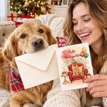 Personalisierte Grußkarte im Aquarell-Stil | mit Haustierfoto & Namen | Klapp- oder Flachkarte wählbar | Geburtstag Geschenk für Tierliebhaber 4