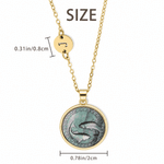 Personalized Pearl-Effect Constellation Pendant Necklace with Initial Charm Daily Wear Birthday Gift for Women Friends