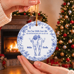Personalized Best Friend Friendship Ceramic Ornament with Name Tree Decor Christmas Gift for Best Friend Sister 1