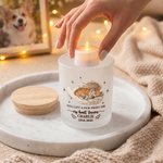 Personalized Angel Wings Pet Photo Candle Holder LED Candle Set with Name and Year Loss of Pet Sympathy Memorial Gift for Pet Owners 3