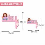 Appendiporta personalizzato, in legno con foto, personaggio cartone animato e nome - Regalo di compleanno per bambini e genitori 8