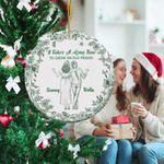 Personalized Best Friend Friendship Ceramic Ornament with Name Tree Decor Christmas Gift for Best Friend Sister 4
